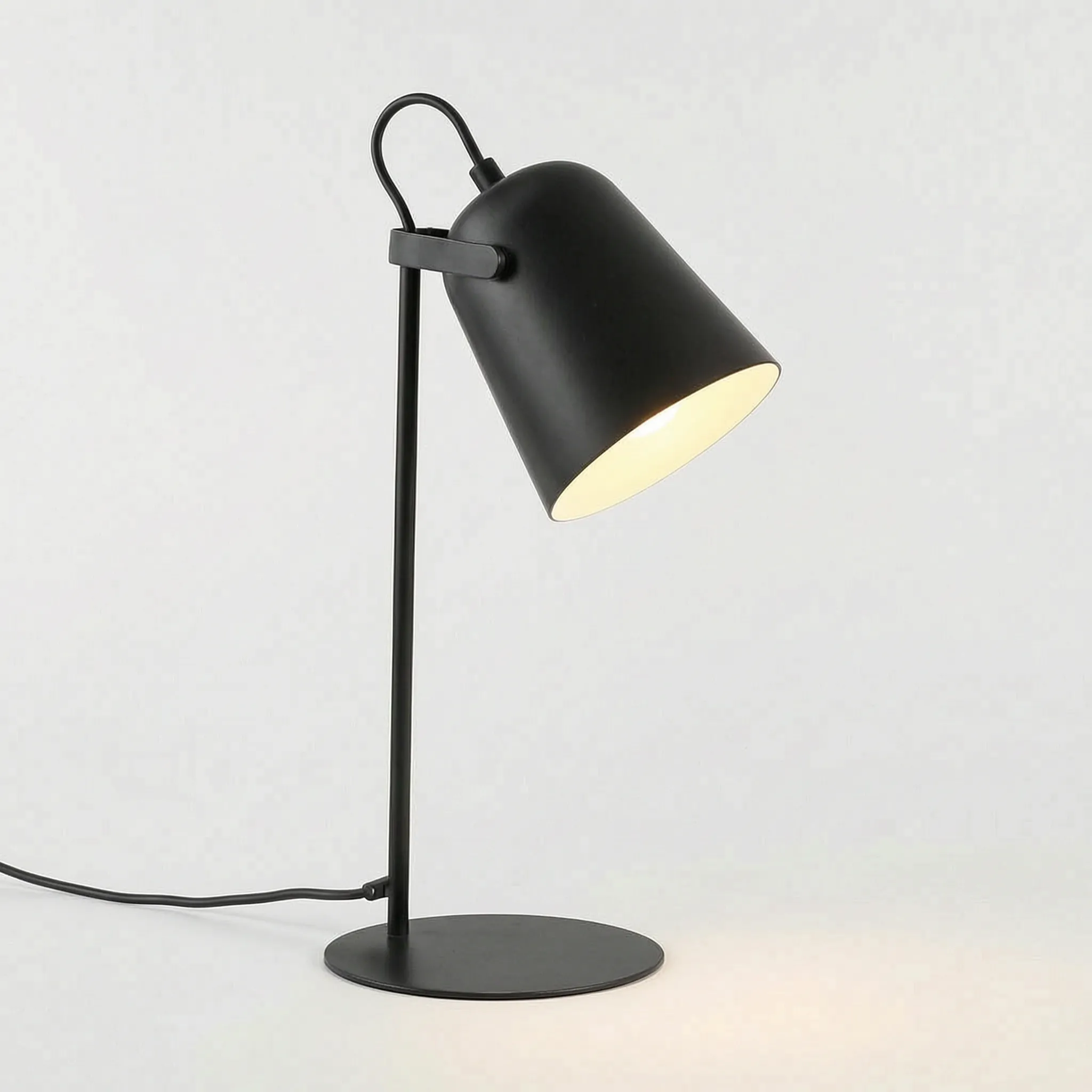 Minimalist Cone Table Lamp -  Focused Reading Light - Wildoxy