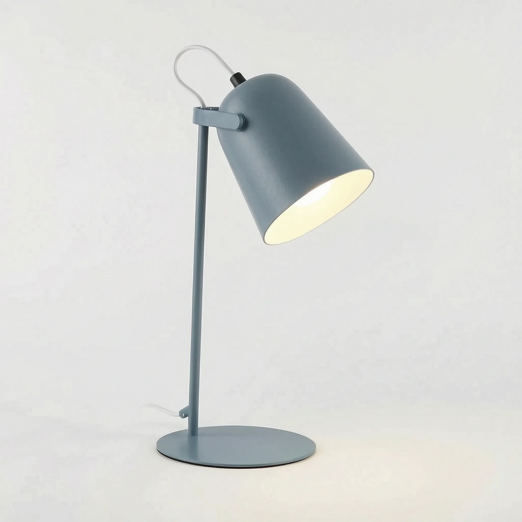 Minimalist Cone Table Lamp -  Focused Reading Light - Wildoxy