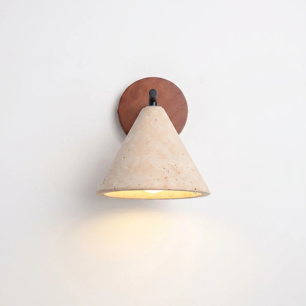 Cone Shaped Wall Sconce -  Bedside Reading Light - Wildoxy