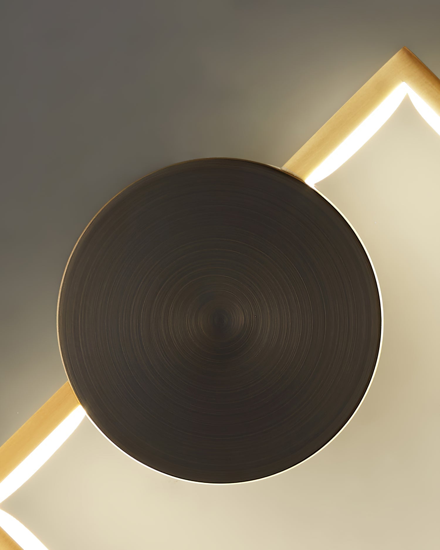 LumiForm Geometric Wall Lamp — Integrated LED Lighting