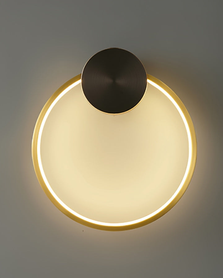 LumiForm Geometric Wall Lamp — Integrated LED Lighting