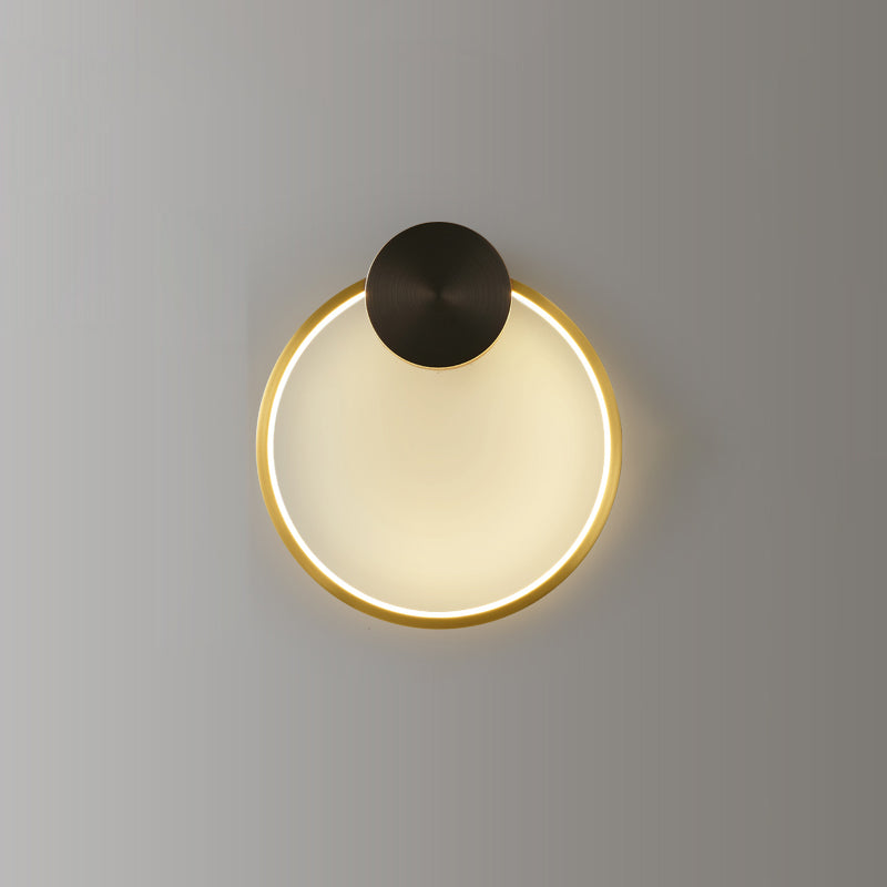 LumiForm Geometric Wall Lamp — Integrated LED Lighting