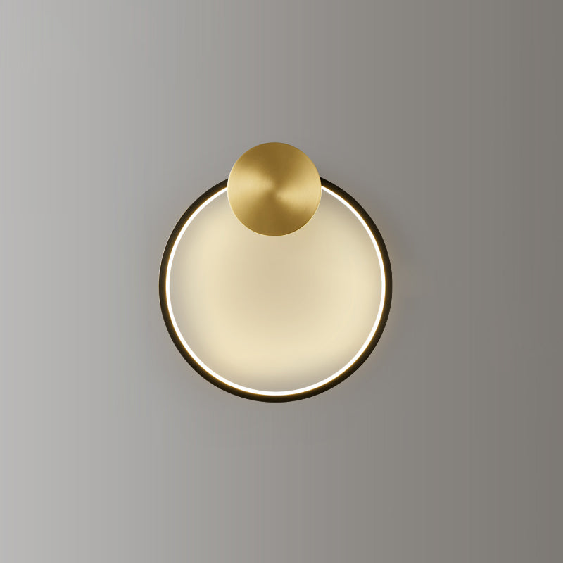 LumiForm Geometric Wall Lamp — Integrated LED Lighting