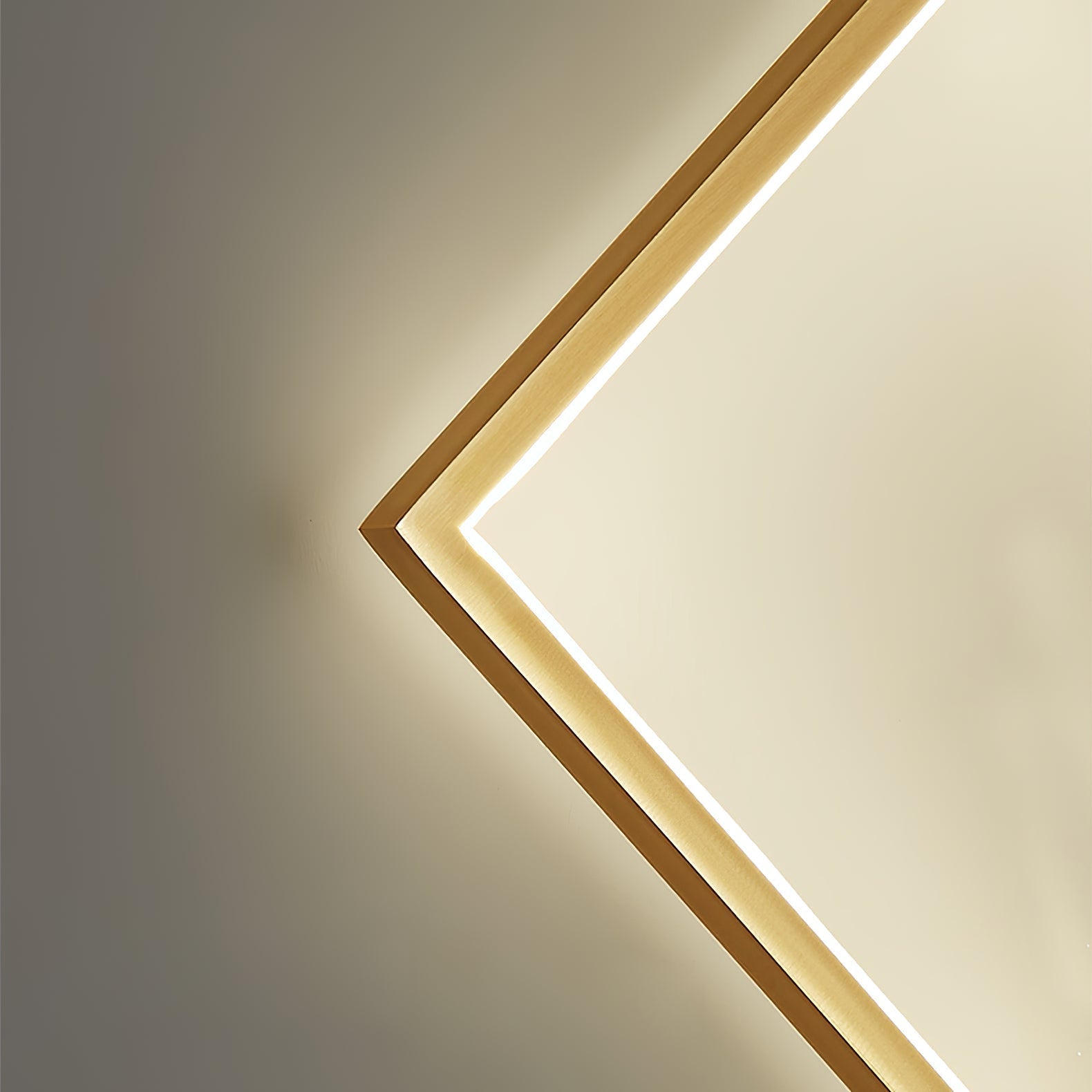 LumiForm Geometric Wall Lamp — Integrated LED Lighting