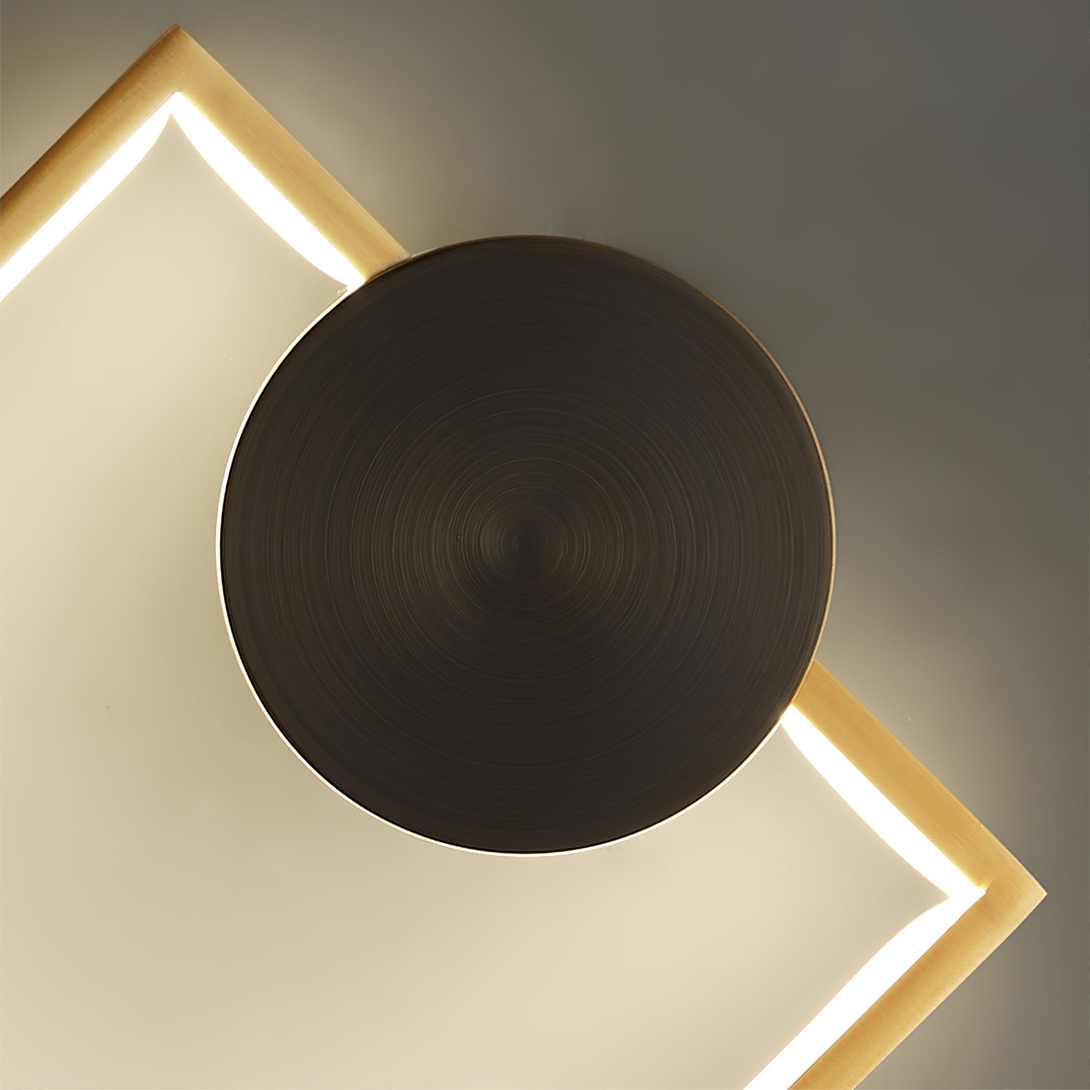 LumiForm Geometric Wall Lamp — Integrated LED Lighting
