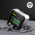 PrimeLine Magnetic Base Digital Angle Gauge — 0–360° Readings, ±0.1° Accuracy