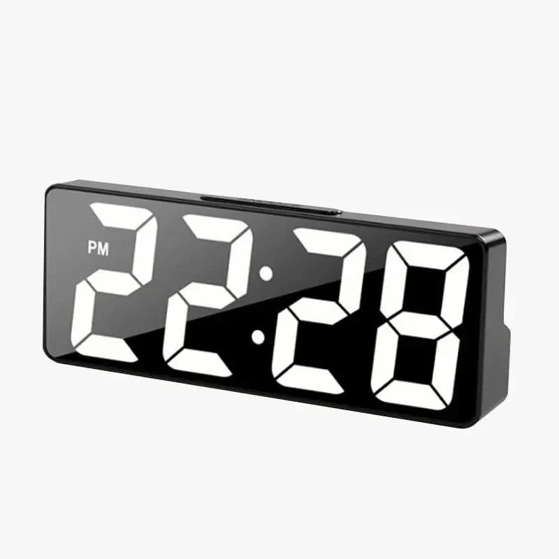NovaTime Digital LED Alarm Clock — Temperature Readout, Adjustable Brightness Levels