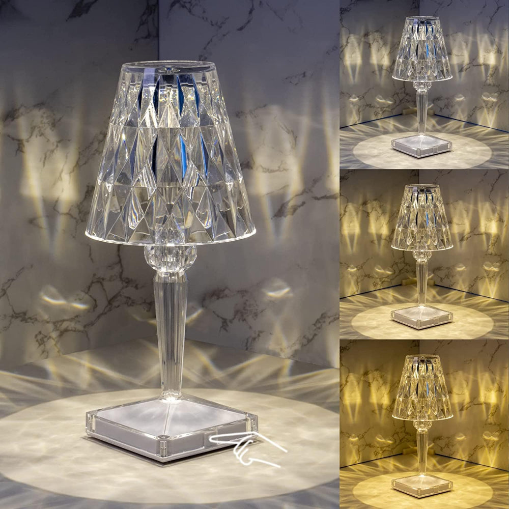 Rechargeable Cordless LED Table Lamp — Touch Control Panel