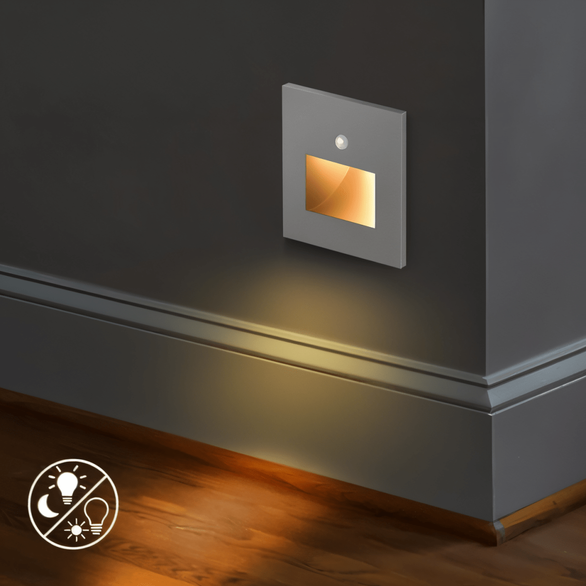 NovaGlow Slim Motion Sensor LED Wall Light — Automatic Hands-Free Illumination
