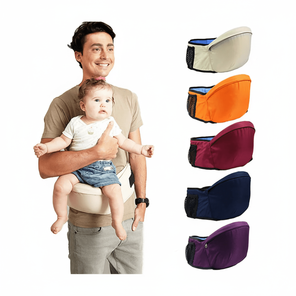 NovaNest Baby Carrier — Adjustable Hip Belt & Padded Shoulder Straps