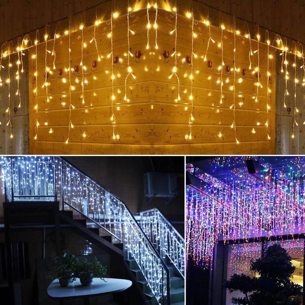 AuraGlow 5m LED String Lights — Eight Lighting Mode Settings