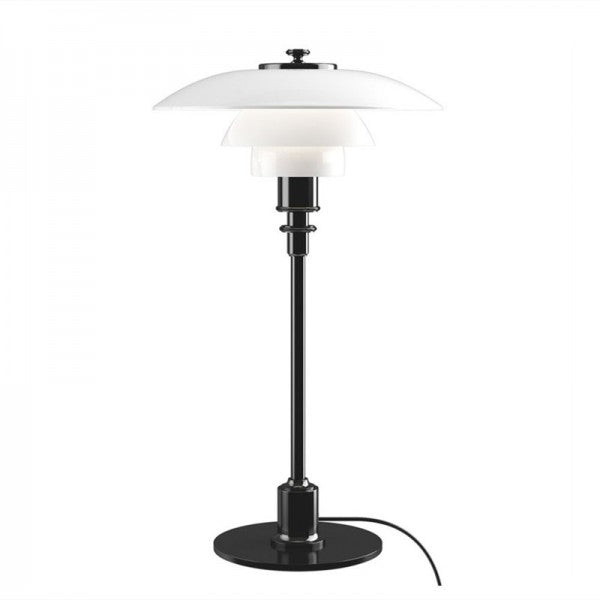 Layered Metal Table Lamp — Warm White LED, Cable Switch