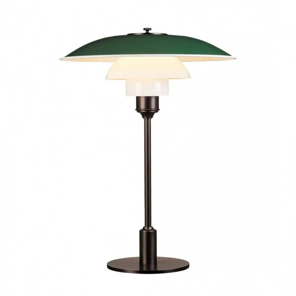 Layered Metal Table Lamp — Warm White LED, Cable Switch