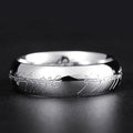 Lumen Radiant Rune Ring — Engraved Mantra & Glowing Rune Detail