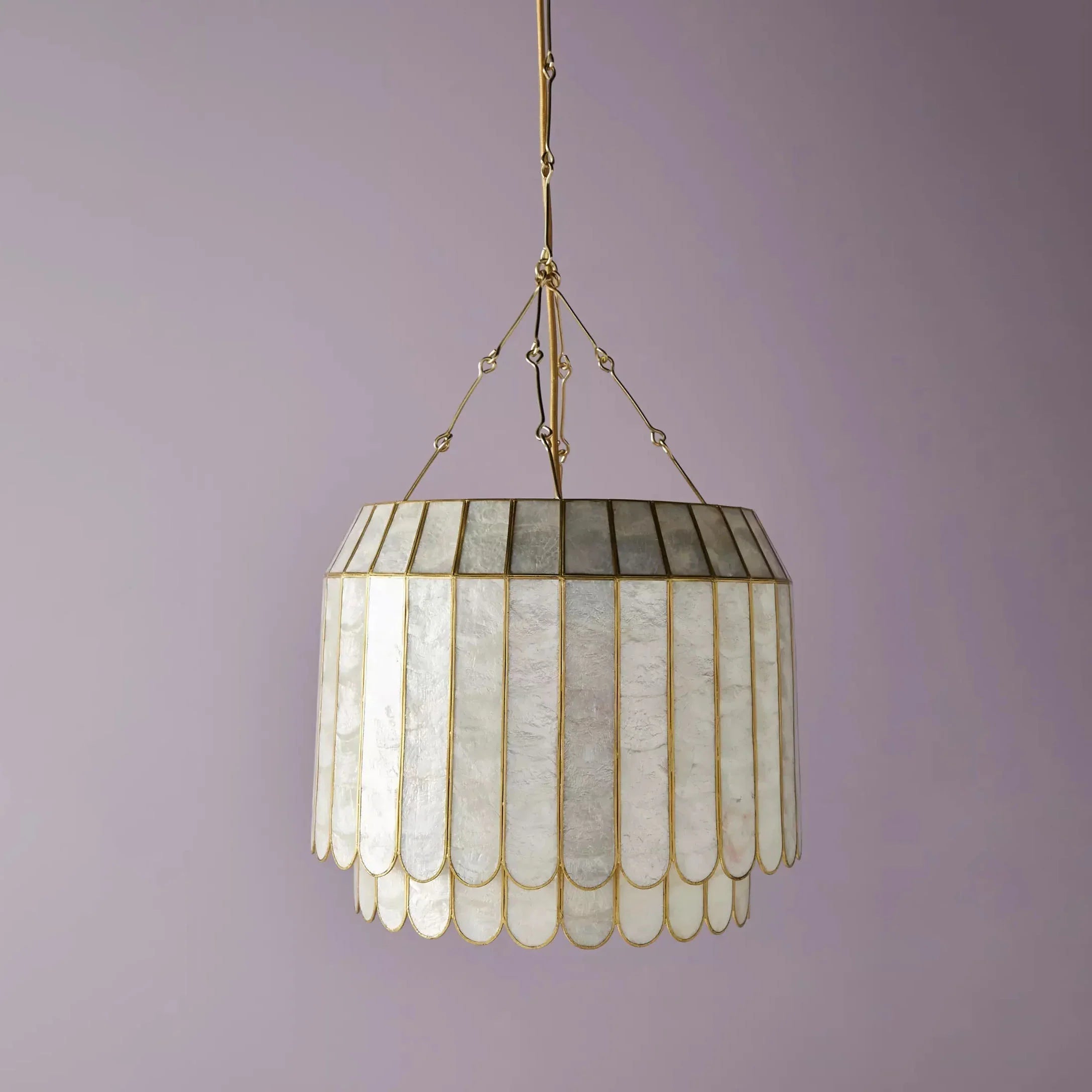 Light Luxury Shel Chandelier | wildoxy