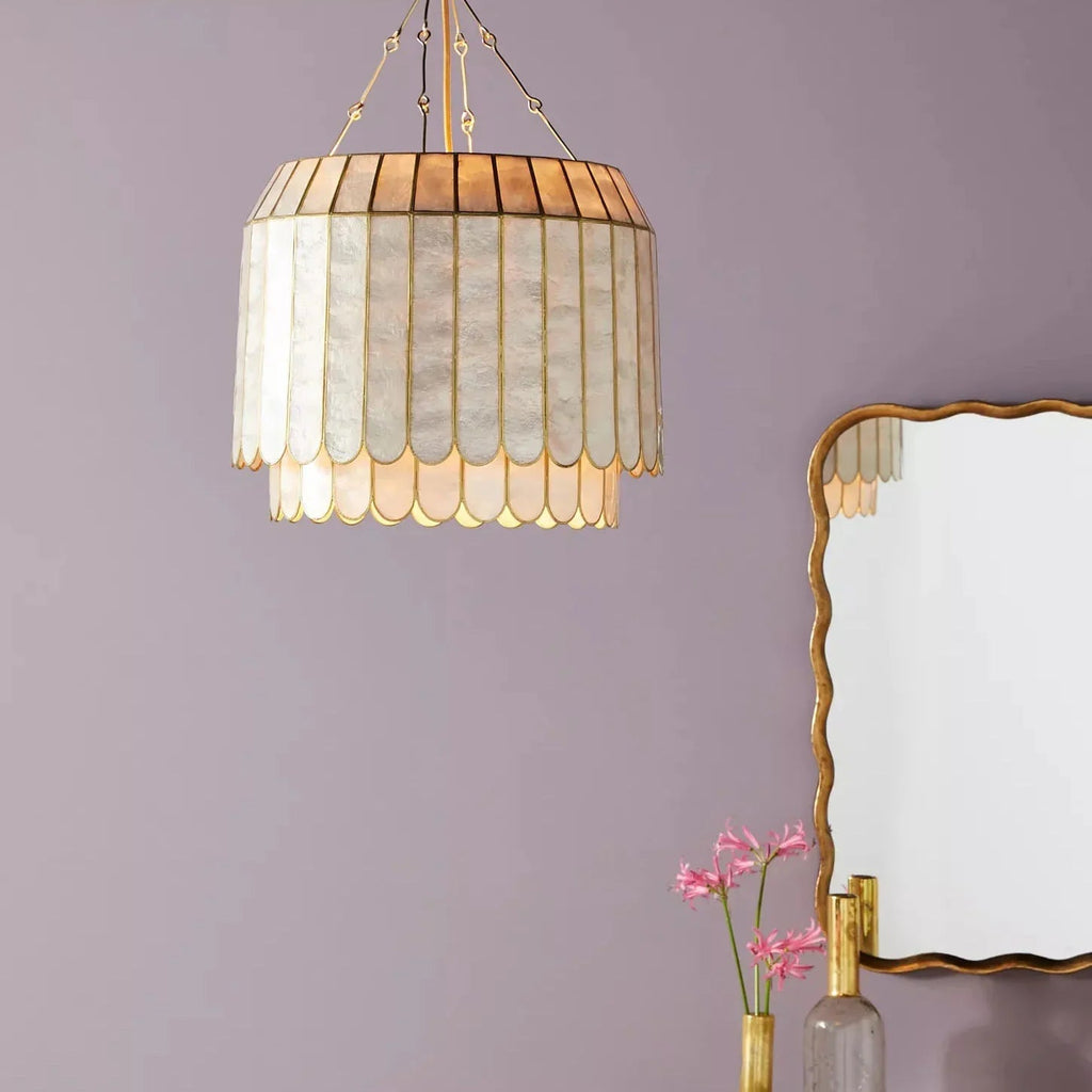 Light Luxury Shel Chandelier | wildoxy
