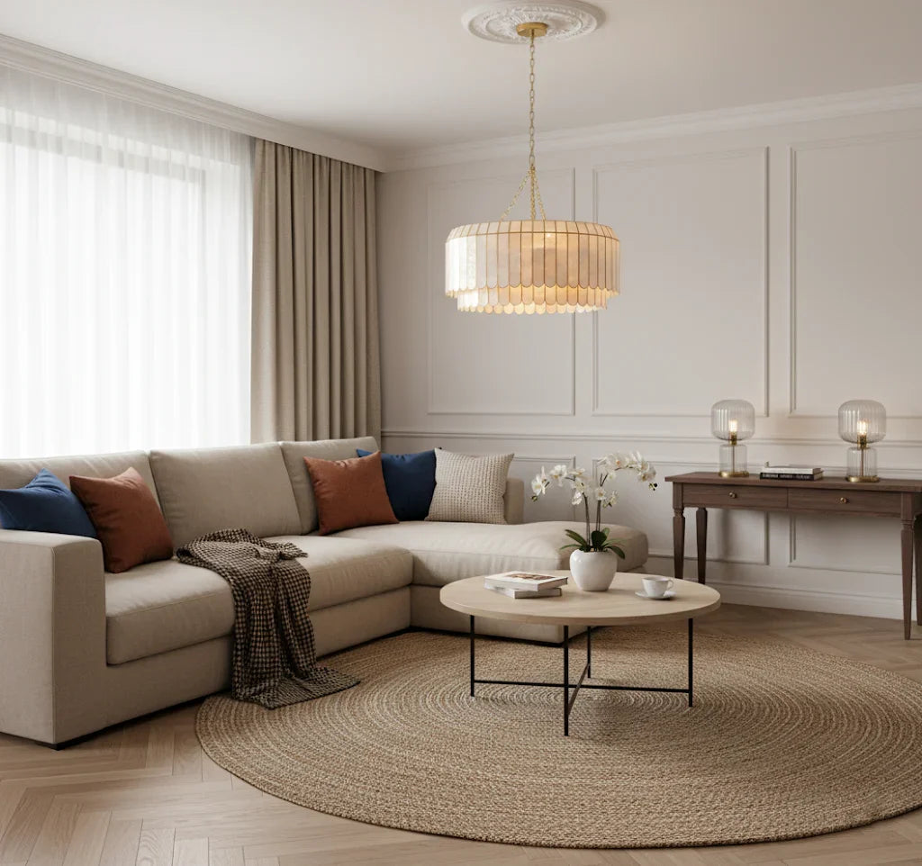 Light Luxury Shel Chandelier | wildoxy