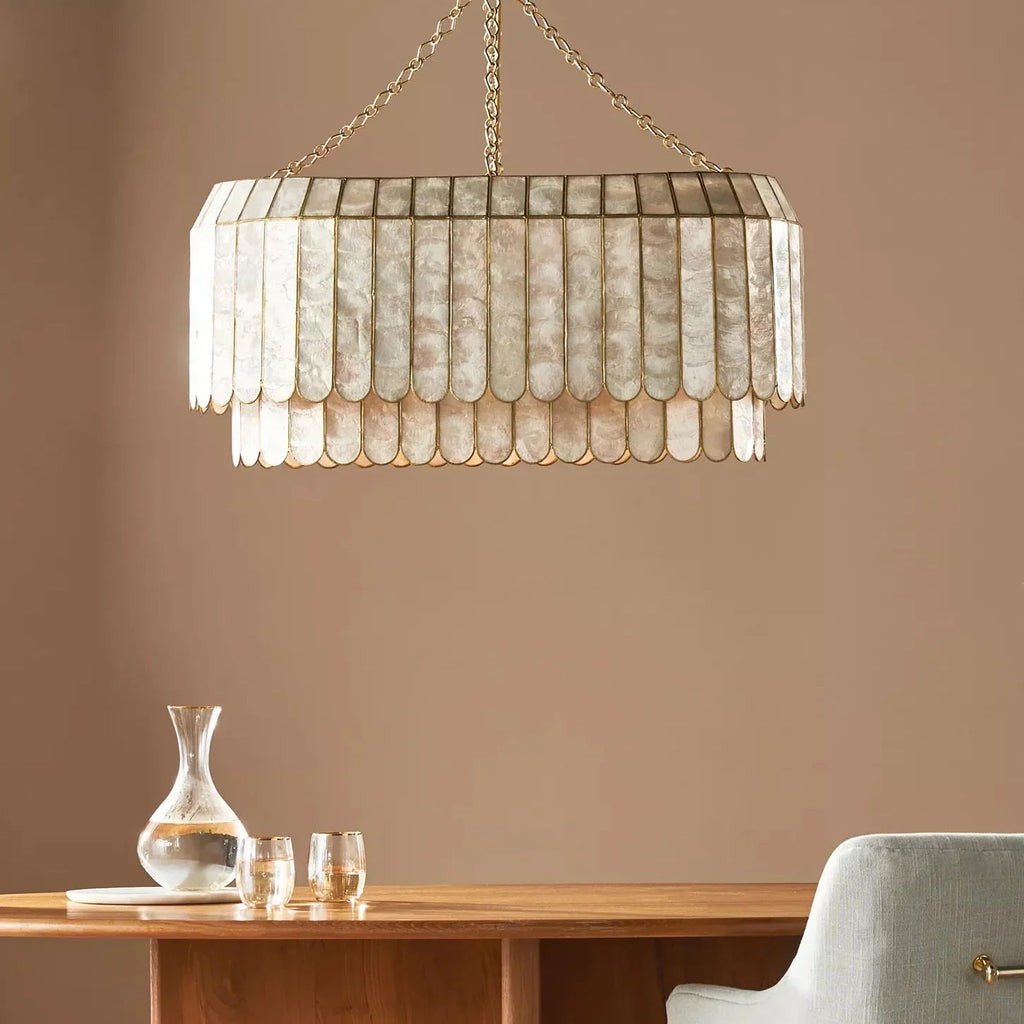 Light Luxury Shel Chandelier | wildoxy