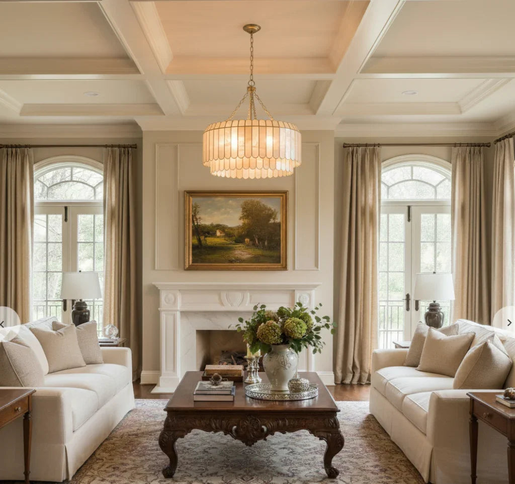 Light Luxury Shel Chandelier | wildoxy