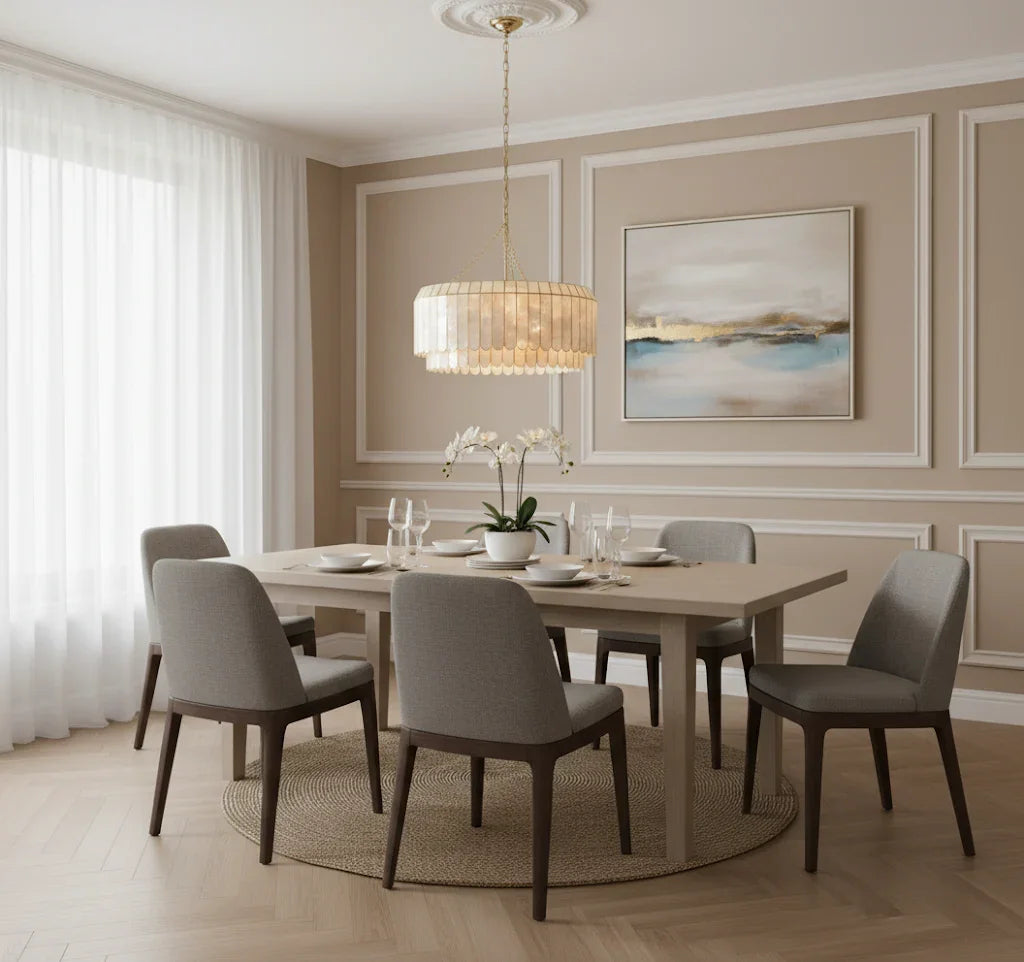 Light Luxury Shel Chandelier | wildoxy