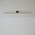 Strakke lineaire plafondlamp van 24 inch - opbouwmontage, slank metalen frame, geïntegreerde led