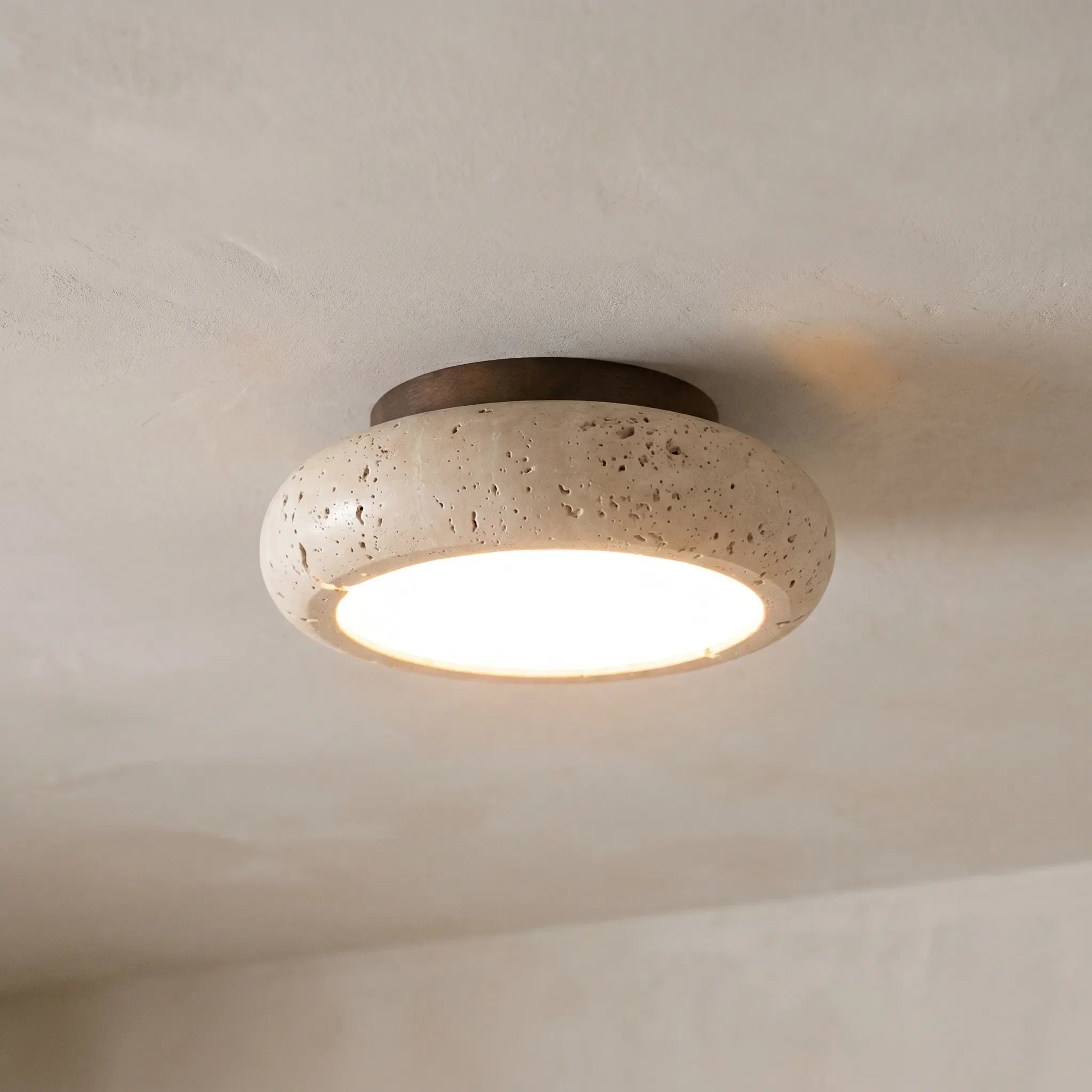 Round Flush Ceiling Light -  Illuminating Compact Spaces - Wildoxy