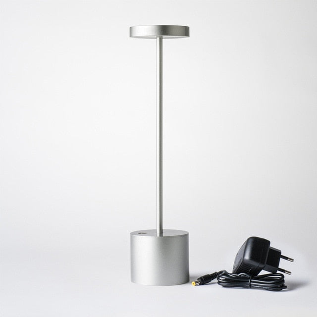 Bezprzewodowa, ładowalna lampa aluminiowa LED — z funkcją ściemniania, IP54