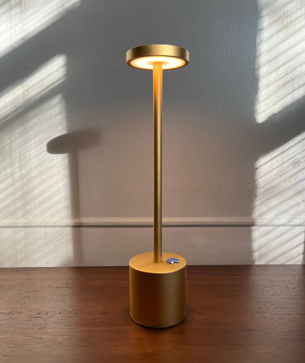 Bezprzewodowa, ładowalna lampa aluminiowa LED — z funkcją ściemniania, IP54