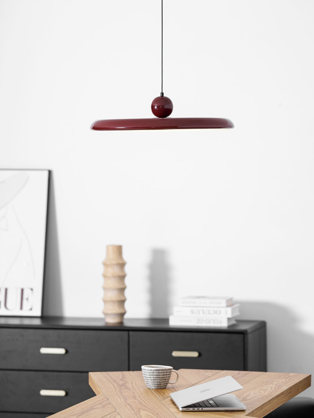 Lámpara colgante redonda LED Lola – Metal y acrílico, regulable, Ø30/40/50cm