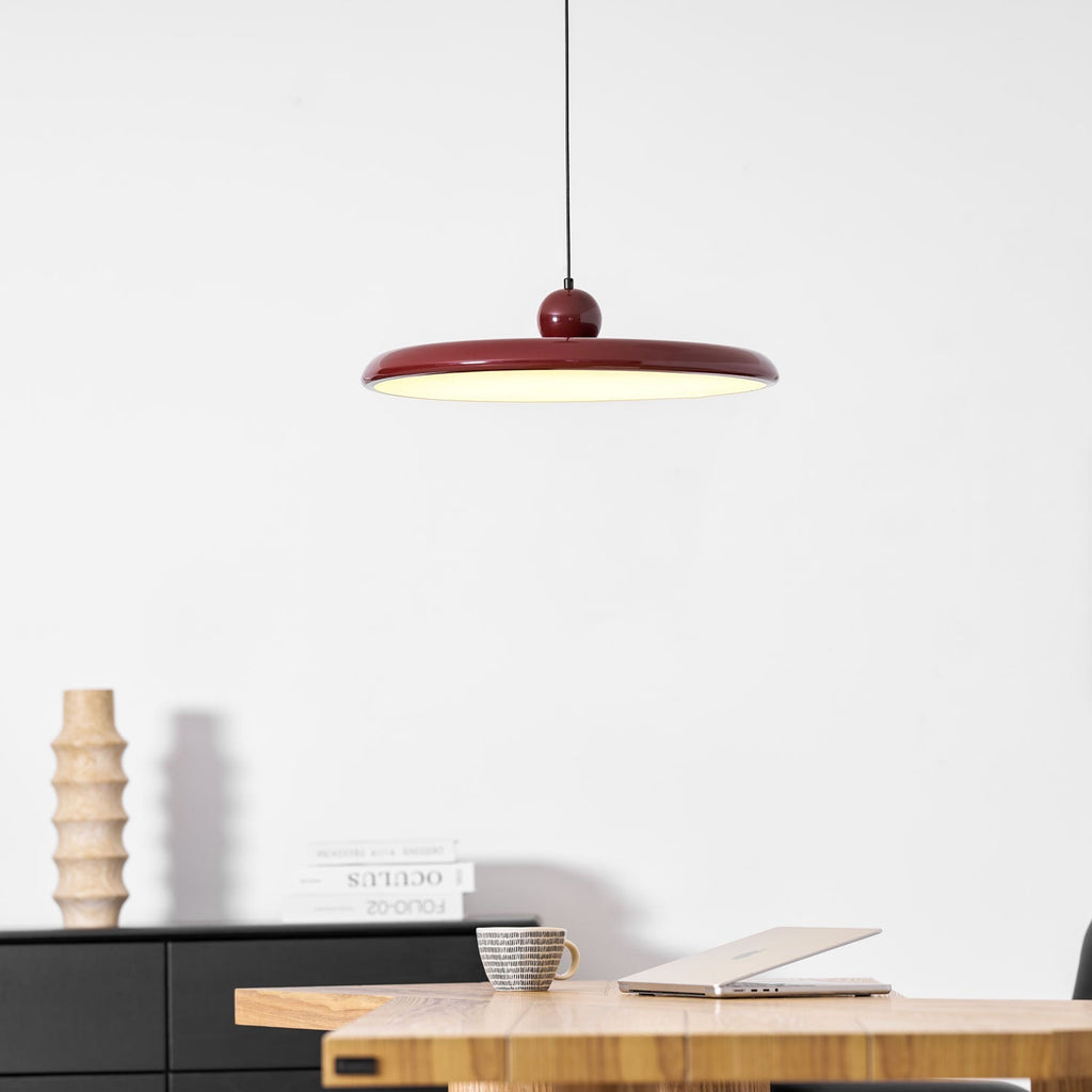 Lámpara colgante redonda LED Lola – Metal y acrílico, regulable, Ø30/40/50cm