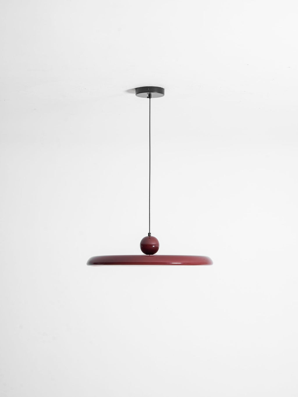 Lámpara colgante redonda LED Lola – Metal y acrílico, regulable, Ø30/40/50cm