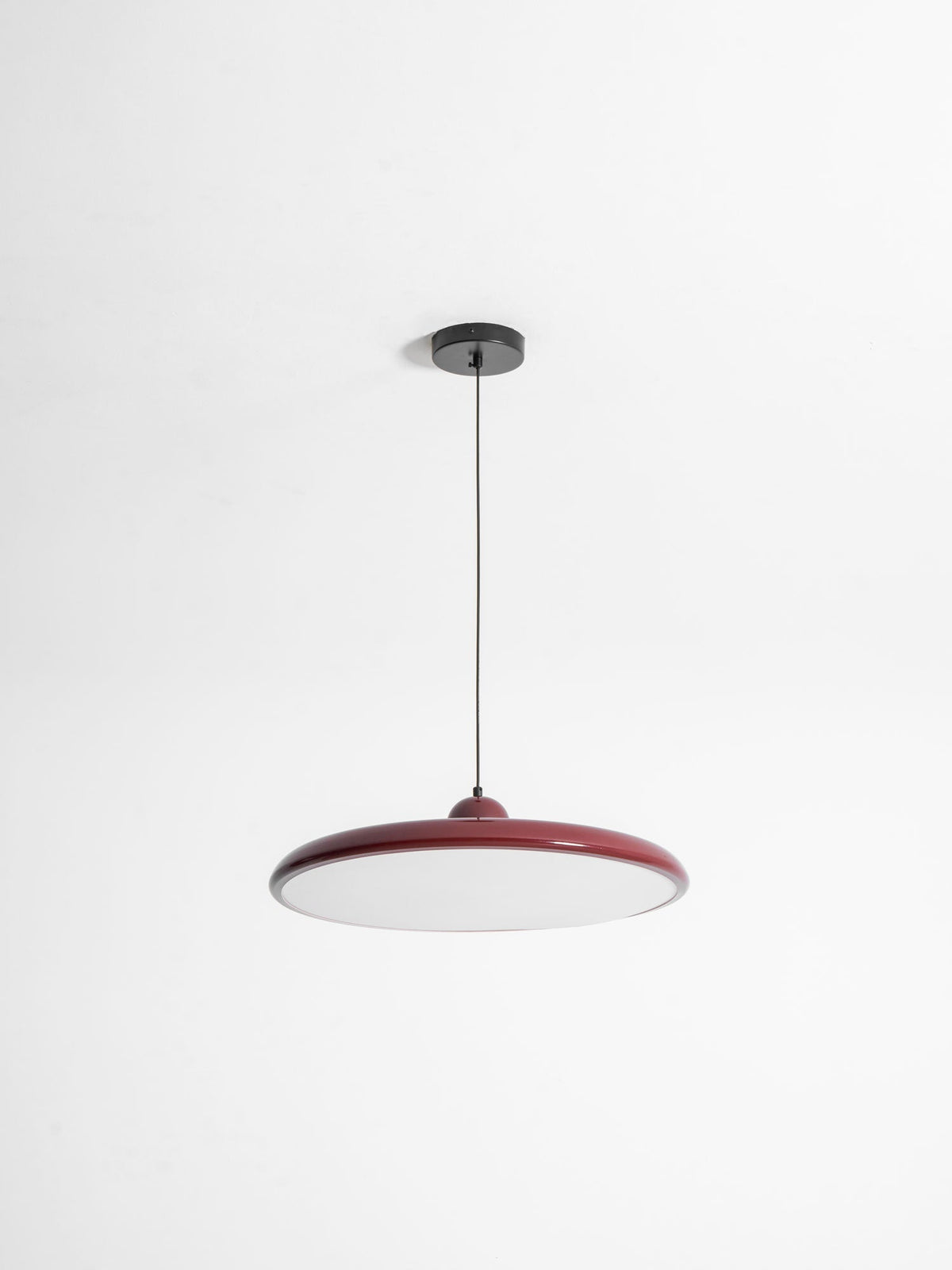 Lámpara colgante redonda LED Lola – Metal y acrílico, regulable, Ø30/40/50cm