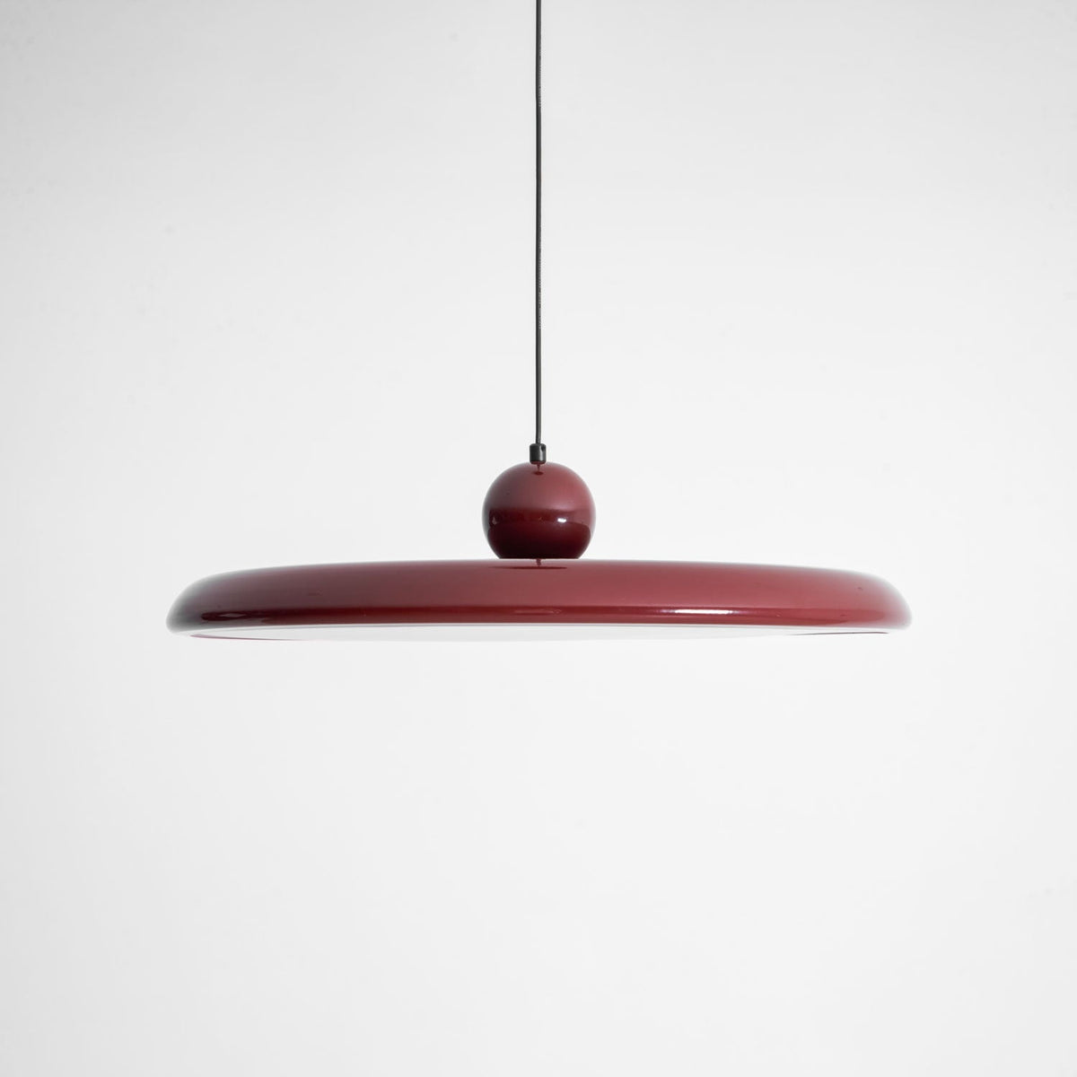 Lámpara colgante redonda LED Lola – Metal y acrílico, regulable, Ø30/40/50cm