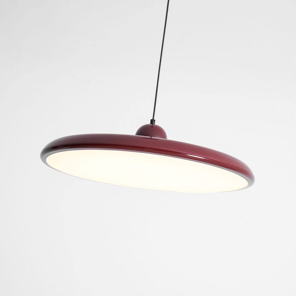 Lámpara colgante redonda LED Lola – Metal y acrílico, regulable, Ø30/40/50cm
