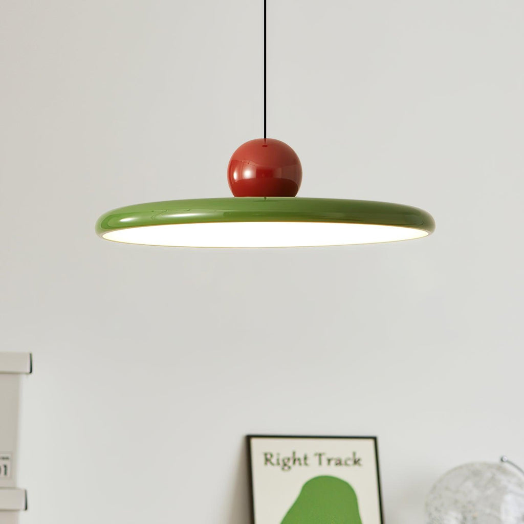 Lámpara colgante redonda LED Lola – Metal y acrílico, regulable, Ø30/40/50cm