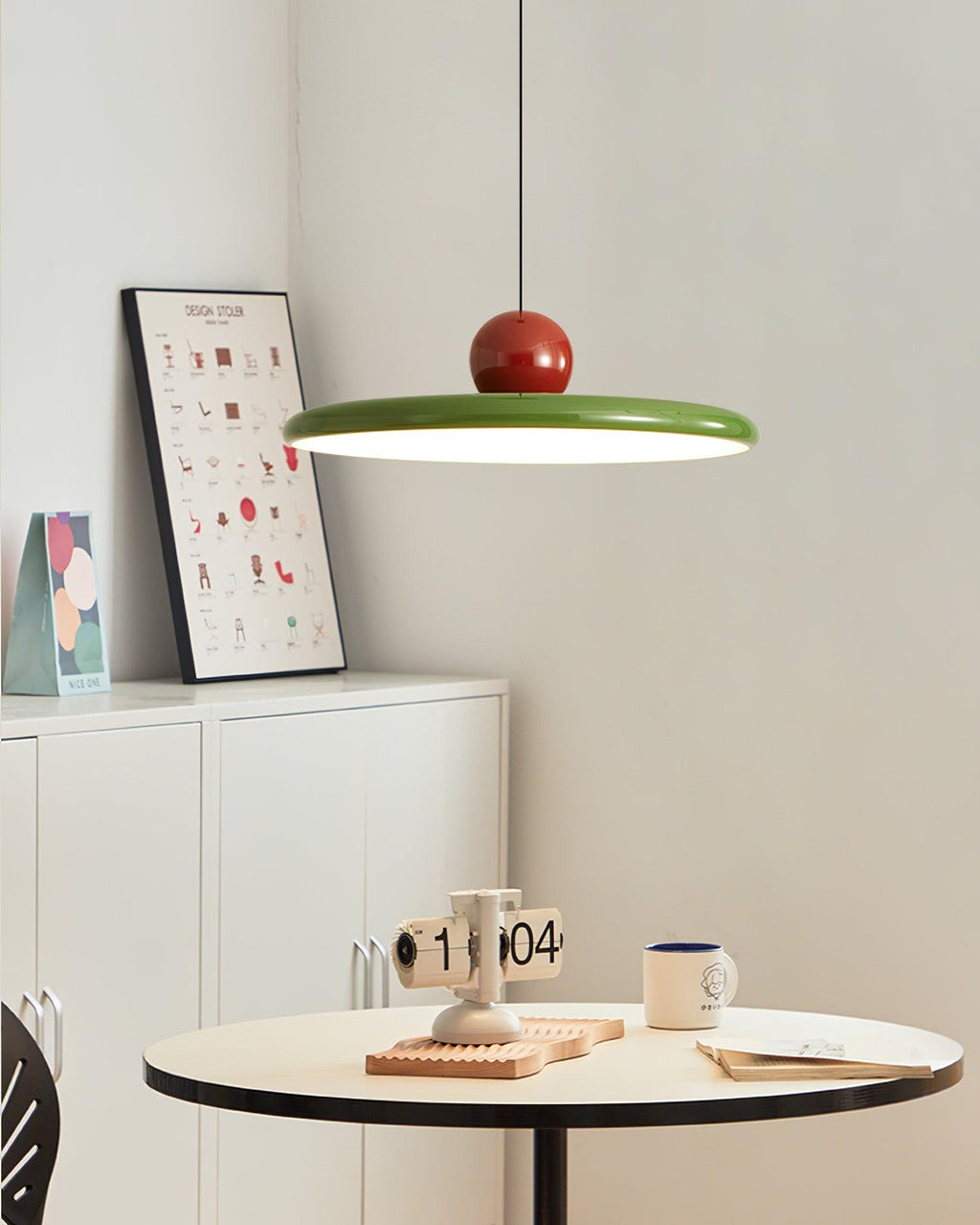 Lámpara colgante redonda LED Lola – Metal y acrílico, regulable, Ø30/40/50cm