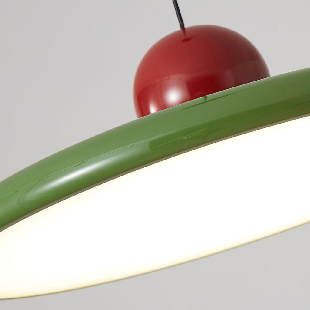 Lámpara colgante redonda LED Lola – Metal y acrílico, regulable, Ø30/40/50cm