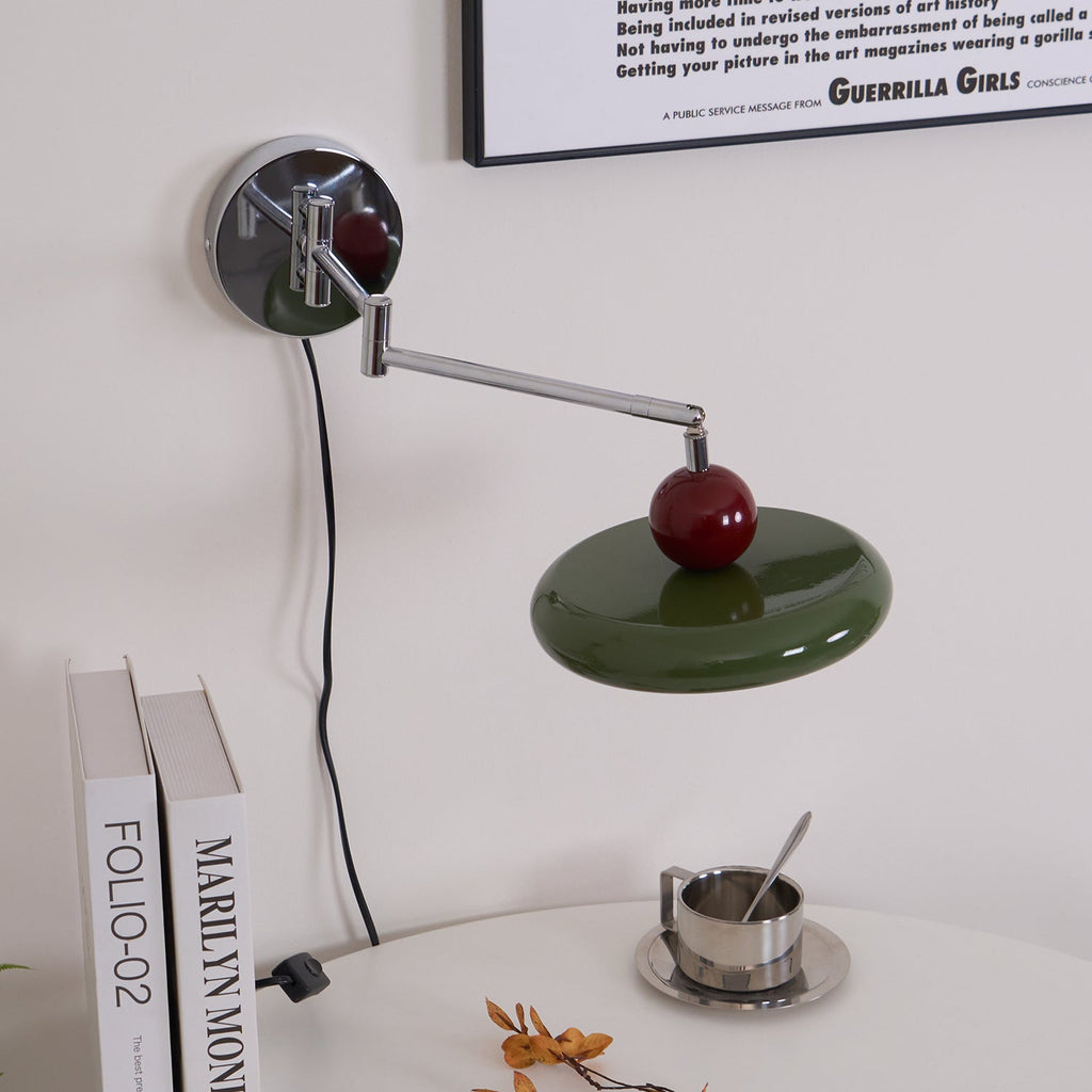 Pyöreä seinävalaisin pistokeliitännällä — integroitu LED, 3 värilämpötilaa
