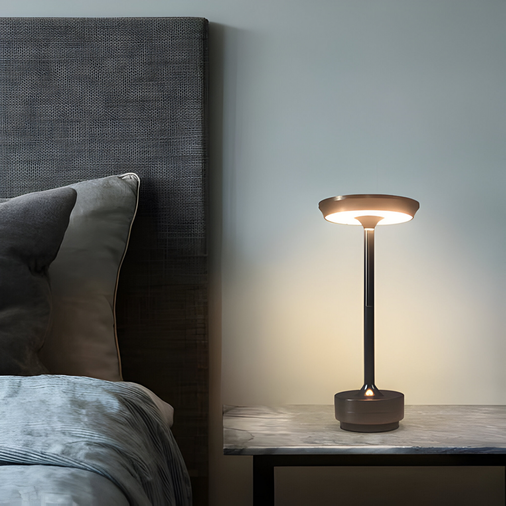 Kabellose dimmbare LED-Touchlampe — Gold/Schwarz/Silber