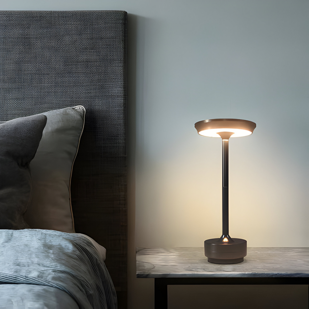 Kabellose dimmbare LED-Touchlampe — Gold/Schwarz/Silber