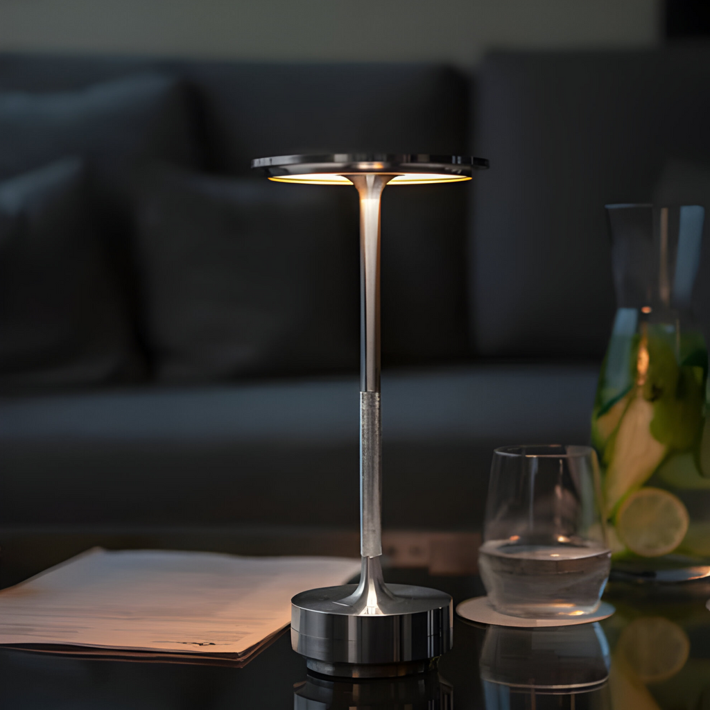 Kabellose dimmbare LED-Touchlampe — Gold/Schwarz/Silber