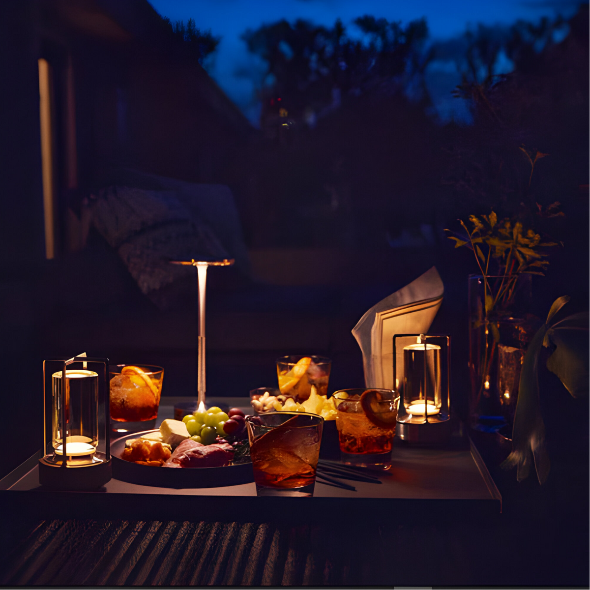 Kabellose dimmbare LED-Touchlampe — Gold/Schwarz/Silber