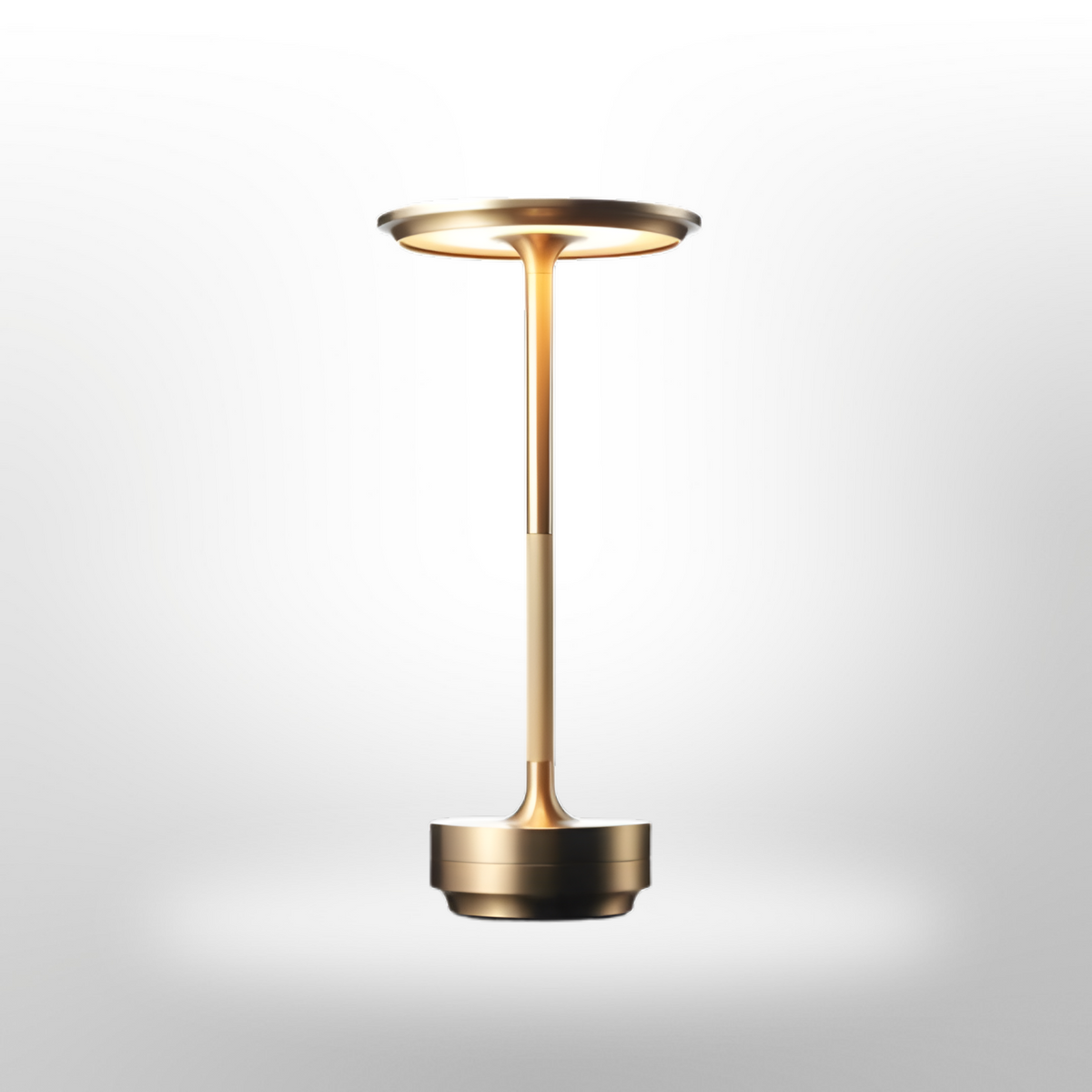 Kabellose dimmbare LED-Touchlampe — Gold/Schwarz/Silber