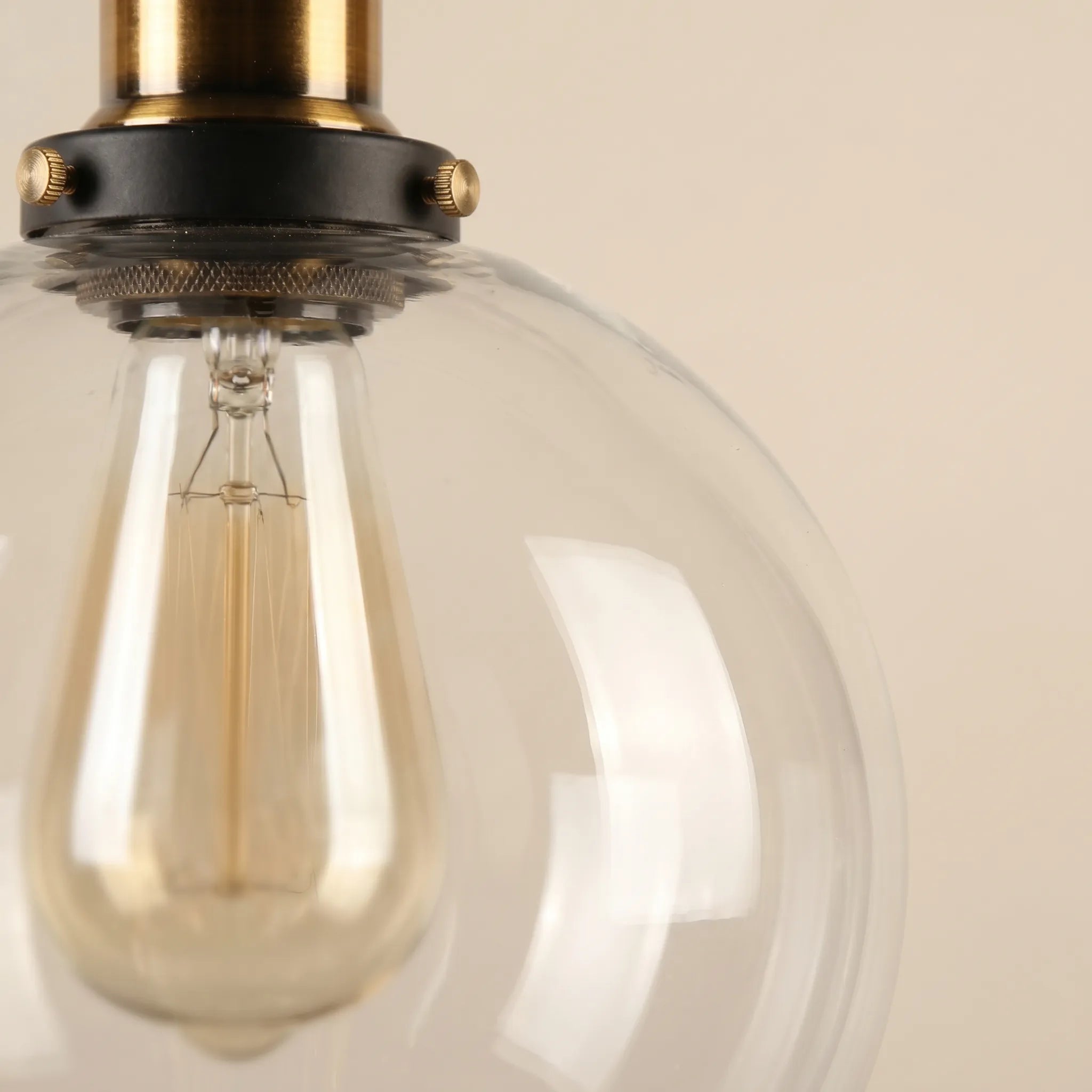 Vintage Spherical Pendant Light -  Illuminating Dining Spaces - Wildoxy