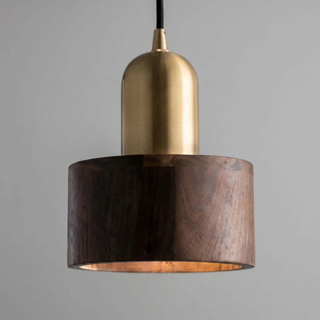 Minimalist Cylindrical Pendant Light -  Targeted Downward Lighting - Wildoxy