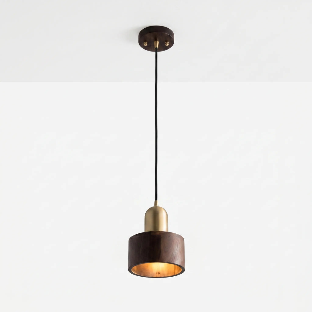 Minimalist Cylindrical Pendant Light -  Targeted Downward Lighting - Wildoxy