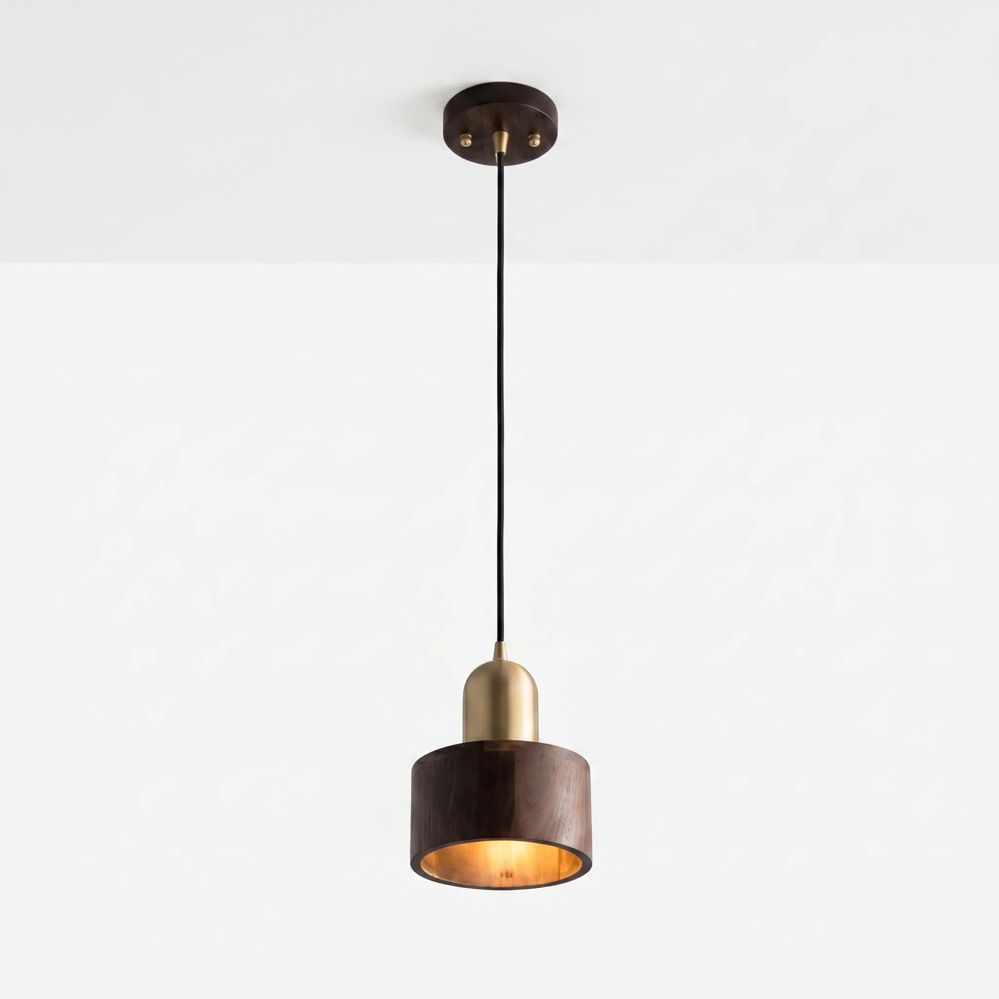 Minimalist Cylindrical Pendant Light -  Targeted Downward Lighting - Wildoxy