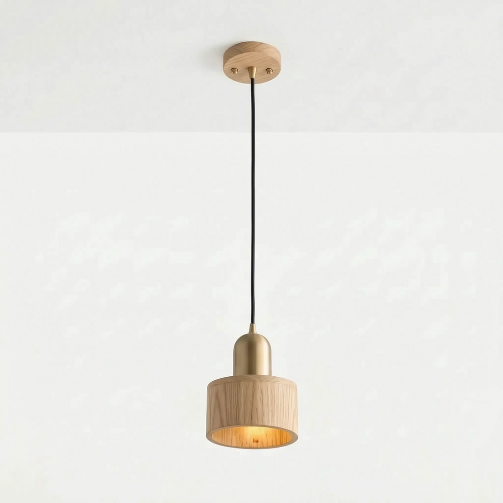 Minimalist Cylindrical Pendant Light -  Targeted Downward Lighting - Wildoxy