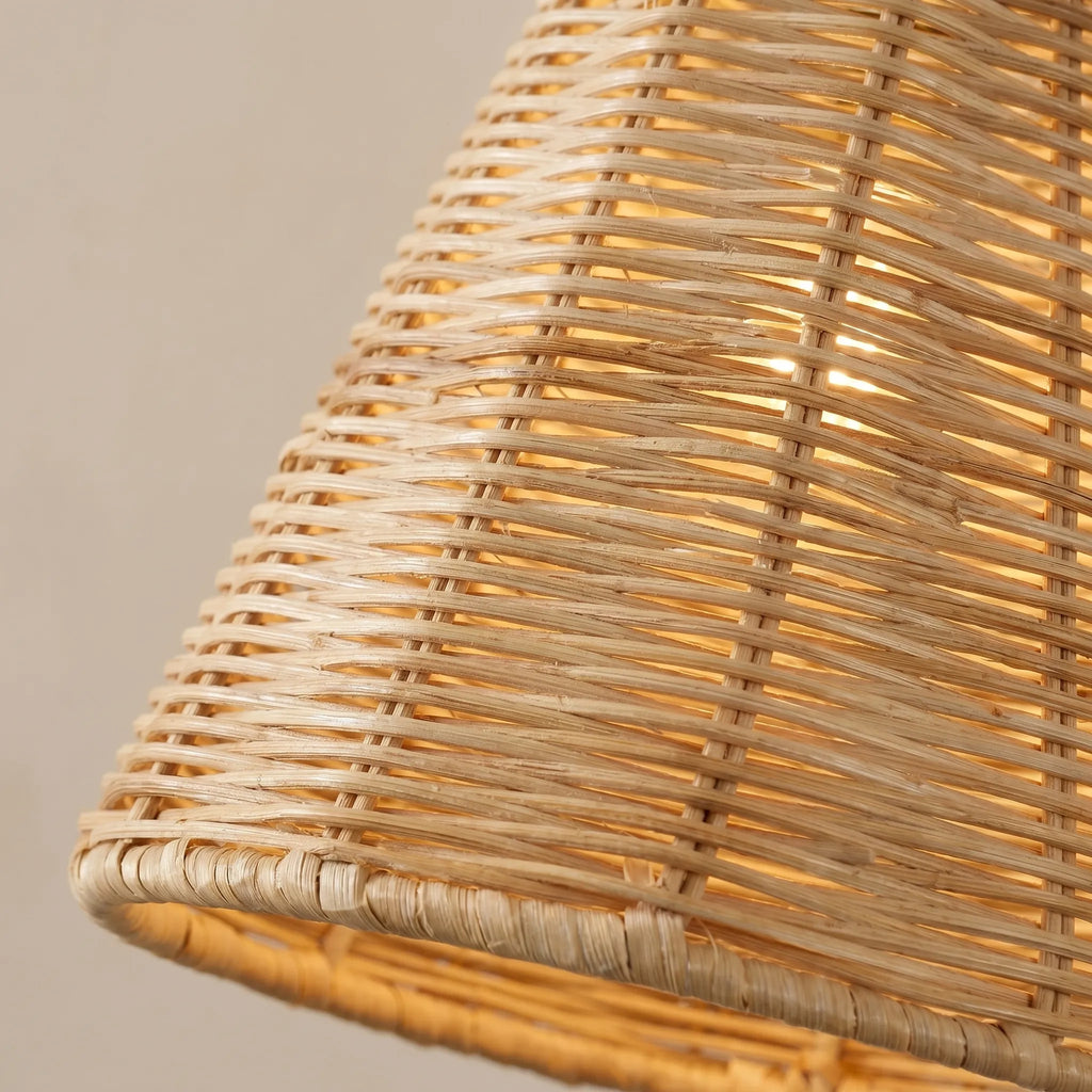 Woven Wall-Mounted Reading Lamp -  Bedside Reading Illumination - Wildoxy