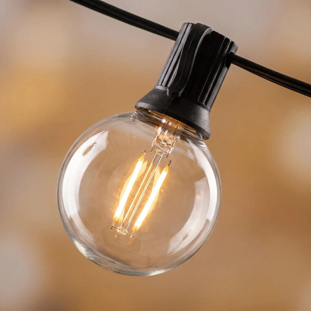 Solar Powered String Lights -  Illuminating Outdoor Patios - Wildoxy